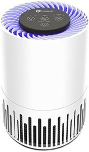 PureMate Air Purifier for Home, Quiet Air Cleaner with True HEPA Filter with 4 Speeds and Sleep Mode, Night Light, Odors Dust Mold for Allergens Smokers Pollen Pet Hair