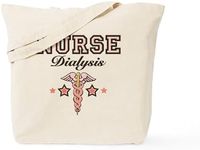 CafePress Dialysis Nurse Caduceus Tote Bag Natural Canvas Tote Bag, Reusable Shopping Bag