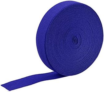 MECCANIXITY Elastic Bands for Sewing 0.8" 10 Yard Blue Knit Elastic Spool High Elasticity for Wigs, Waistband, Pants