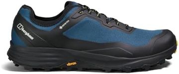 Berghaus Men's VC22 Multisport Gore-Tex Waterproof Mid Walking Trail Hiking Shoes Boots, Jet Black/Hale Navy/Corn Husk, 10 UK
