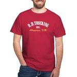 CafePress R.D. Trucking Dark T Shirt Men's Traditional Fit Dark Casual Tshirt Cardinal