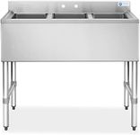 GRIDMANN 3 Compartment Stainless St