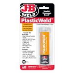 JB WELD 8237UK JB8237 Plastic Weld Fast-Setting Off White Multi Purpose Reinforced Epoxy Putty, 57 G