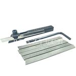 PRAZTECH Mini Lathe Parting Cut Off Tool Holder - 8MM Shank + 6X M2 HSS Blade + Allen Key