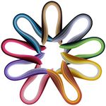 YURROAD Quilling Paper 10mm for Beginner Paper Quilling Set with 900 Strips 36 Colors 10mm x 39cm Length Quilling Paper for Adult DIY Gifts Making Quilling Flower, Pack of 9