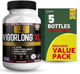 Greenvify Vigorlong XL, Extra Strength Maca Root Complex, 1505mg, 60 Capsules, Vegan, Gluten Free, Non-GMO (5)