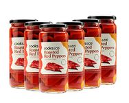 Cooks&Co Roasted Red Peppers 460 g (Pack of 6)