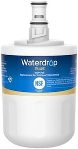 Waterdrop Plus 8171413 Refrigerator Water Filter, Replacement for Whirlpool® 8171413, 8171414, EDR8D1, Kenmore® 46-9002, NSF/ANSI 401&53&42 Certified, 𝐑𝐞𝐝𝐮𝐜���𝐞 𝐏𝐅𝐀𝐒 (Package May Vary)