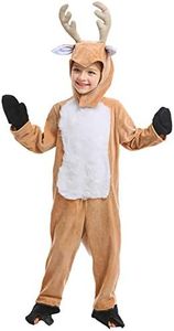Soyoekbt Kids Reindeer Xmas Costume Animal Onesie Christmas Costume Age 3-9 Years