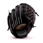 barnett JL-102 REG beginner infield baseball glove, polyurethane, size 10.2", black