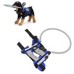 Blind Dog Harness Guiding Device,Blind Dog Halo Pet Anti Collision Ring for Protective Build Confidence Accessories Practical Avoidance Lightweight Blind Halo Harness with Reflecti (S Diameter 22cm/8.7in (for 4‑10kg / 8.8‑22.0lb)