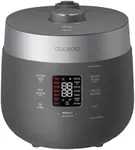 CUCKOO Twin Pressure Rice Cooker 10-Cup Uncooked / 20-Cup Cooked with Nonstick Inner Pot, Large Rice Maker & Warmer with 16 Menu Options, Open Cooking Mode, Voice Guide, Gray (CRP-ST1009FG)