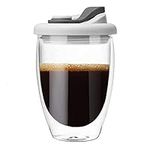 RROAD Glass Coffee Cup Double Wall 