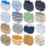 Navy Zone New Born Baby Cotton Housiry Mittens Set/Hand Gloves/Muthi/to Keep Baby Hand Tender for Age 0 to 3 Months(Pack of 6)