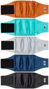 Tuiskusa Male Dog Diapers, High Absorbing Dog Belly Bands for Male Dogs, Washable Reusable Dog Males Wraps(5 Pack)
