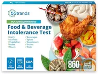 Comprehensive Food & Beverage Sensitivity Test Kit for Adults & Kids, 854 Items Tested, at-Home Intolerance Testing, Hair Analysis, Results in 5 Days