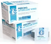 Dr. Piercing Aftercare Wipes �– Piercing Aftercare | Saline Solution for Piercings - Keloid Bump Ear Piercing Cleaner – Ears Lips Belly Nose Piercing Bump - Piercing Hole Cleaner (200 Count)