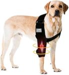 Dog Front Leg Brace for Elbow Dysplasia, Shoulder Dislocation, Hygroma, Pet Prevent Licking Wound Elbow Protector, Avoid Cone of Shame, Abrasion Resistant Dog Recovery Sleeve, M