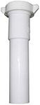 LASCO 03-4345 White Plastic Tubular 1-1/4-Inch by 12-Inch Slip Joint Extension with Nut and Washer