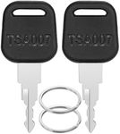 Gnellkoor TSA007 Master Luggage Key, 2 Pieces, Black, One-Touch Lock