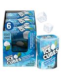 ICE BREAKERS Ice Cubes Peppermint Sugar Free Gum, Mint Gum to Share, Candy Bulk Box (6 Count)