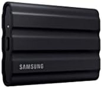 SAMSUNG T7 Shield 4TB Portable SSD - 1050MB/s, Rugged, Water & Dust Resistant, for Content Creators - Black