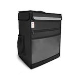 HOT DELIVERY BAGS Foldable Multi-Meal, Pizza Delivery Bag Pack,41 liters (14 X 10 X 18 inch), Can Keep Meals hot or Cold for 120 Minutes (Black)