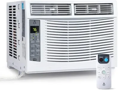 GarveeLife 8000 BTU Air Conditioner Window Uni with WiFi, 3-In-1 Window AC Unit Cooler, Dehumidifier & Fan with Timer, Remote Control & Installation Kit, Cooling Rooms Up to 450 Sq. Ft, 115V, White