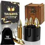 Stocking Stuffers for Adult Men Dad Husband, Whiskey Stones Set Gifts for Dad Father Husband Grandpa Step Dad Papa Birthday Gifts Cool Gadgets for Men Christmas Birthday Unique Whiskey Gifts