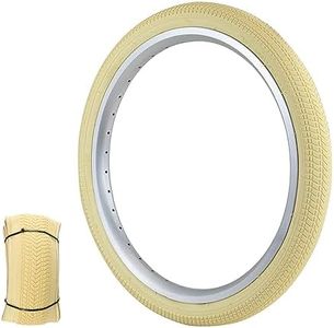 ZUKKA 20 Inch Bike tire 20 x 2.125 Folding Replacement Bike Tires for BMX, MTB Mountain Bike Child Kid Bike, Tricycle, Crusier Bicycle, Multi Colors