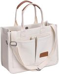 ZHMO Large Top Handles Canvas Tote 