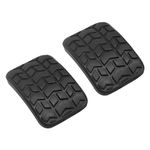 DUZFOREI 2Pcs Clutch Pedal Pad Replacement for Mazda Miata 1990 1991 1992 1993 1994 1995 1996 1997 1998 1999 2000 2001 2002 2003 2004 2005 Replacement for Mazda 323 Replaces B09243028