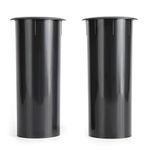 2PCS Woofer Speaker Cabinet Port Inverter Tube 60mm Open Hole 150mm Total Length Suitable for 6-10 Inches Speaker