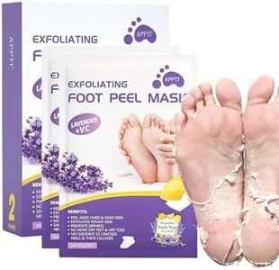Foot Repairing Mask for Dry & Cracked Skin - Nourishing Foot Mask to Remove Dead Skin & Calluses, Baby Soft Feet for Men & Women - Foot Spa (2pcs, Lavender)