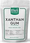 Xanthan Gum (227g/8oz) by Elo's Premium| Packaged In Canada| 100% All-Natural Thickener, Stabilizer, Binding Agent| Non-GMO, Organic, Vegan, Non-MSG, & Keto| Food Grade Xanthan Gum Thickener for Soups, Sauces, Smoothies, Shakes, & more