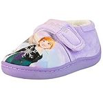 Disney Girls Slippers Frozen Purple 6