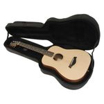 SKB Baby Taylor Martin LX Acoustic Guitar Soft Case, Black – Lightweight Construction with 2 Zippered Pouches and Foam Inserts for Protection