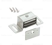 5 Pack Rok Hardware Double Side Strong Magnetic Catch Latch Cabinet Closet Drawer Doors