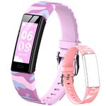 HOFIT Kids Smart Watch Fitness Tracker, Fitness Watches for Kids, Step Counter, Heart Rate & Sleep Monitor, Stopwatch, Step Tracker, IP68 Waterproof, Smart Band With 2 Interchangeable Wristband