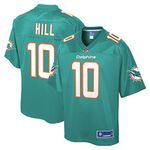 NFL PRO LINE Men's Tyreek Hill Aqua Miami Dolphins Replica Jersey