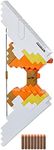 NERF Minecraft Sabrewing Motorized Blaster Bow, 8 Elite Darts, 8-Dart Clip, Electric Full Auto Toy Foam Blasters, Minecraft Toys for 8 Year Old Boys and Girls and Up