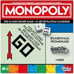 Monopoly Board Game | Classic Game with Storage Tray and Larger Tokens | Ages 8+ | 2 to 6 Players | Family Games for Kids and Adults | Kids Gifts (English & French)