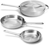 Caraway Stainless Steel Fry Pan Trio