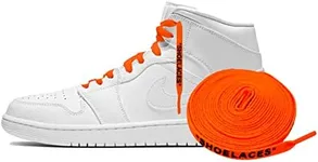 Proof Culture | Compatible with Jordan 1-8 Laces | SHOELACES Orange Premium Flat Printed Replacement Shoe Laces for Sneakers - Jordan AF1 Supreme kicks