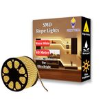 fizzytech Super Bright 40 Meter Waterproof LED Ceiling Light for False Ceiling,Cove Light, Led Strip Light for Home Decoration,Diwali,Christmas Modes Changing Lights of Home Decoration (Warm White)