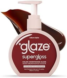 Glaze Color Conditioning Gloss - Tinted Moisturizer for Brown or Red Hair, Boosts Color and Shine, Repairs Damage - Auburn Spice, 6.4 oz