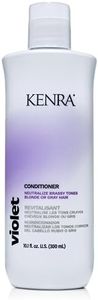 Kenra Violet Conditioner | Eliminates Brassy Tones | Purple Pigment + Deposit | Neutralizes Yellow | Moisturizes Processed Hair | Enhances Vibrancy of Blonde or Gray Hair | Color Safe