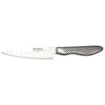 Global GS-57 Fluted Santoku Knife 11cm Blade, Small Versatile Japanese Chef's Knife, Premium Quality All Stainless Steel Kitchen Blade