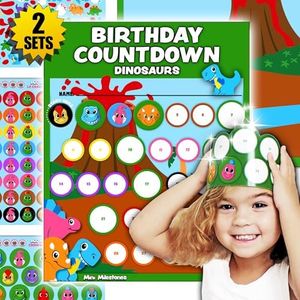 Mini Milestones Potty Training Chart - Teeth Brushing - Sticker Behavior Reward Chart for Toddlers by Lil ADVENTS - Activity Board, Motivation Stickers, Badges, Kids Crown - Set of 2 - Dinosaurs