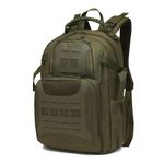 VALTESSA Military Tactical Backpack,35L Molle Rucking Backpack Waterproof 2 Day Assault Pack Backpack Rucksack for Men, A- Army Green, Custom